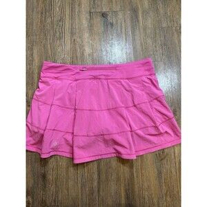 Lululemon Pace Rival Skort Skirt Dark Prism Pink 12 Tall